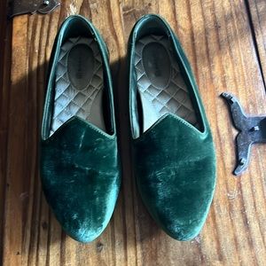 Birdies emerald green elf shoes, perfect for Christmas. 37.5